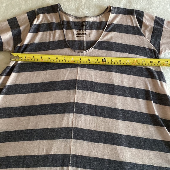 EUC WE THE FREE - Free People Striped Tunic Top 🌸 Loose Fit  🌷 Size XS / TP - Picture 6 of 10